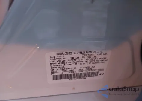 2016 Infiniti Q50 3.0T Red Sport 400 from USA, damaged, VIN JN1FV7AP2GM420199